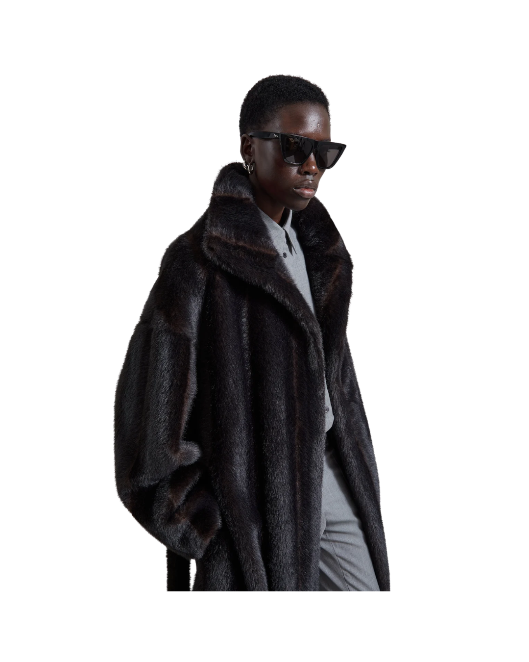 Ravello Faux Fur Robe Coat