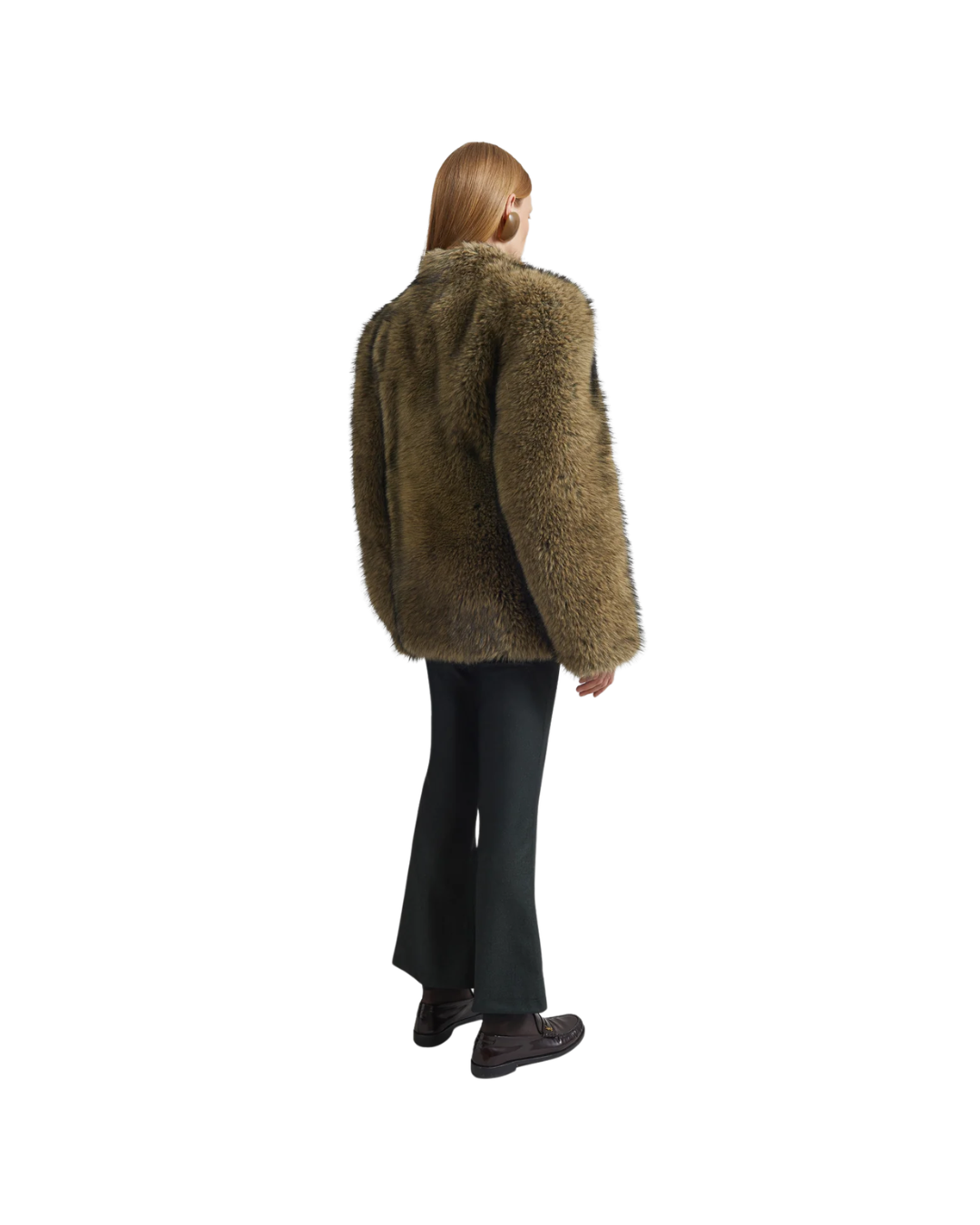 Denia Faux Fur Cinched Jacket