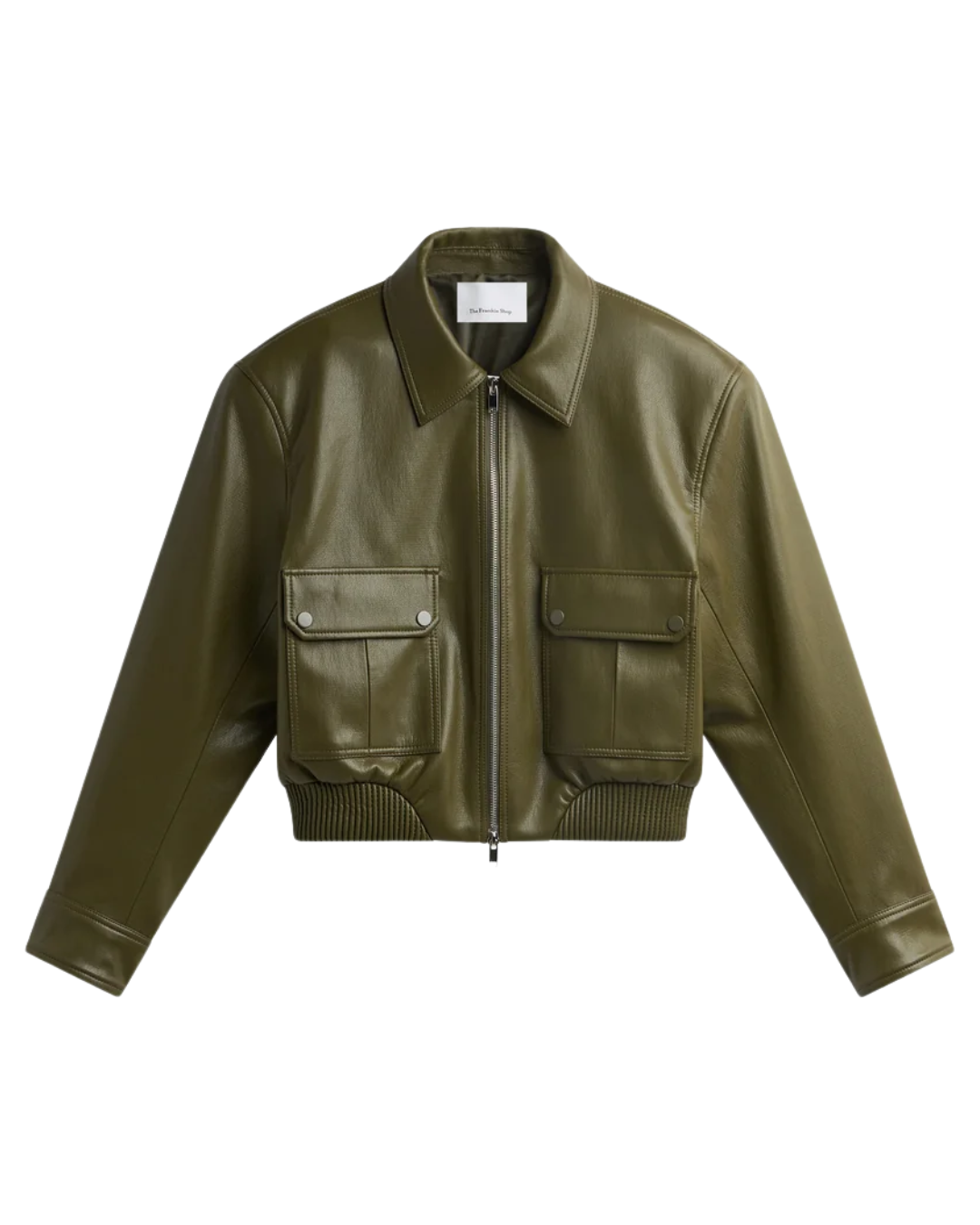 Val Faux Leather Padded Jacket