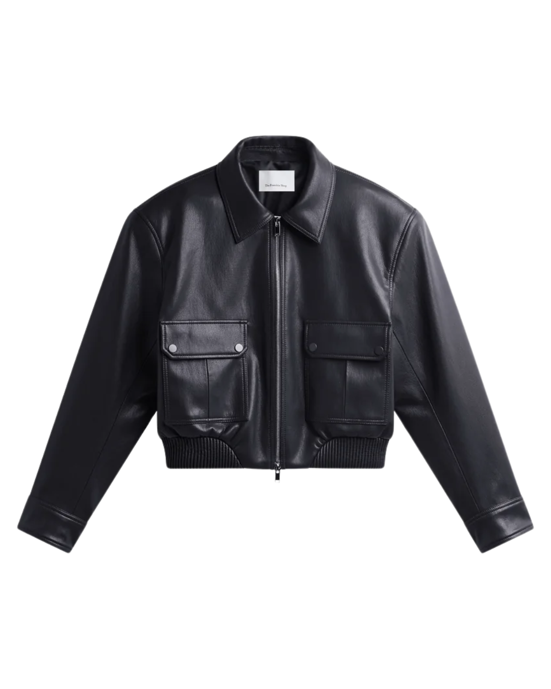 Val Faux Leather Padded Jacket