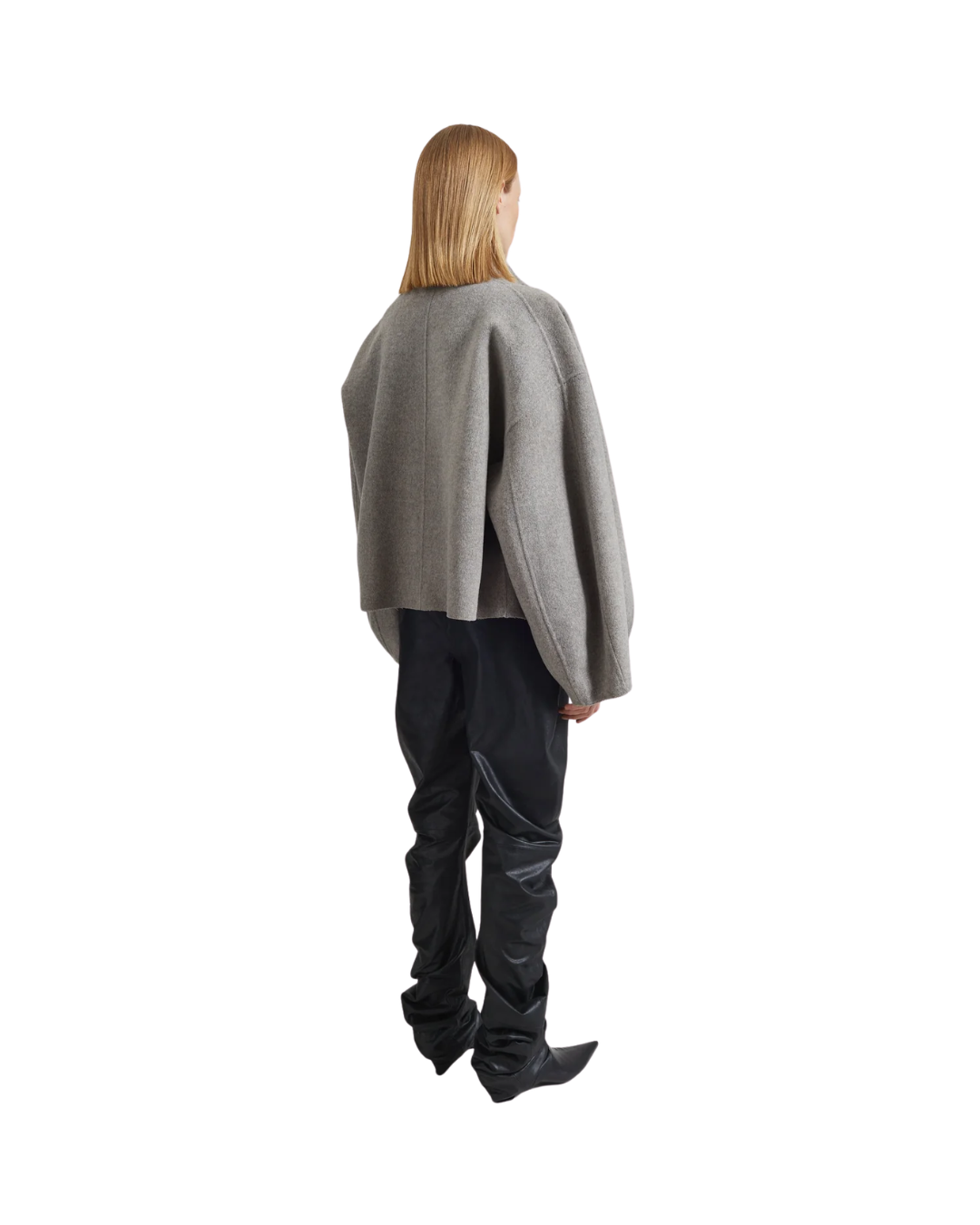 Jessa Leather Ruched Pants