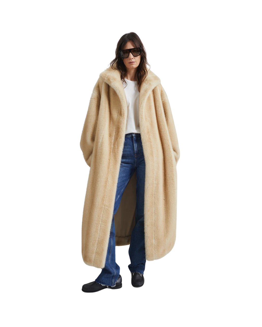 Ravello Faux Fur Robe Coat