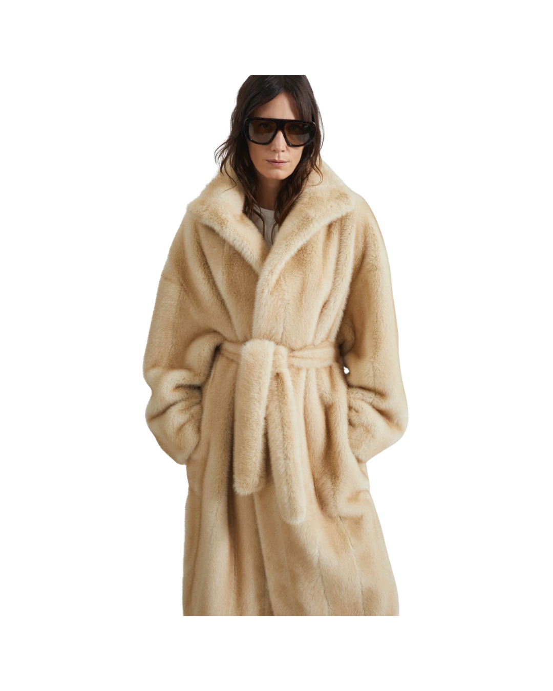 Ravello Faux Fur Robe Coat