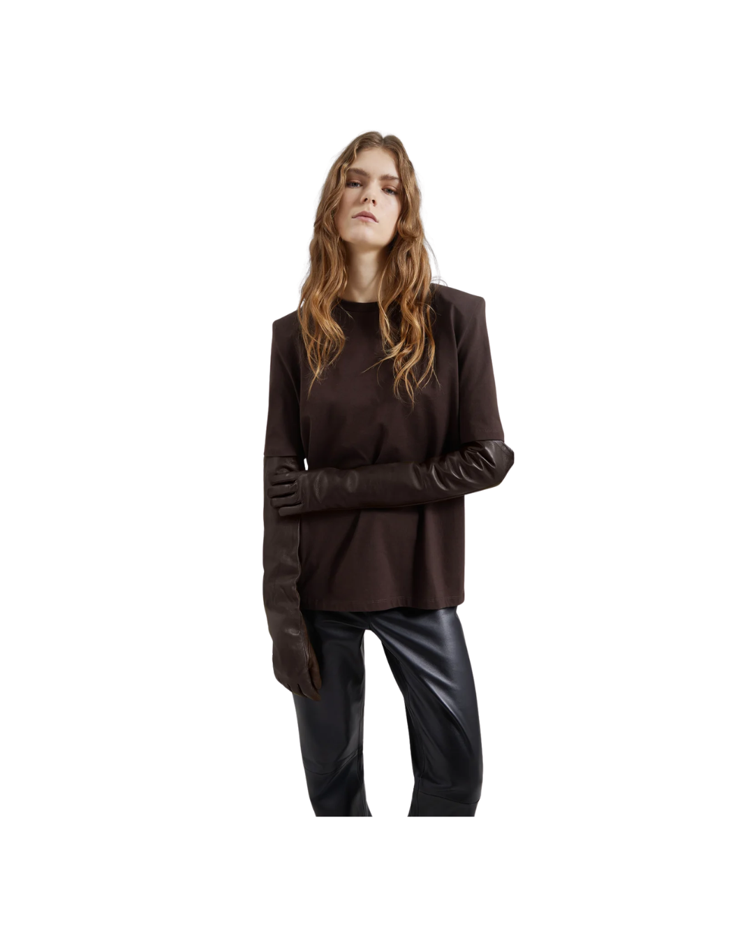 Veneto Long Leather Gloves