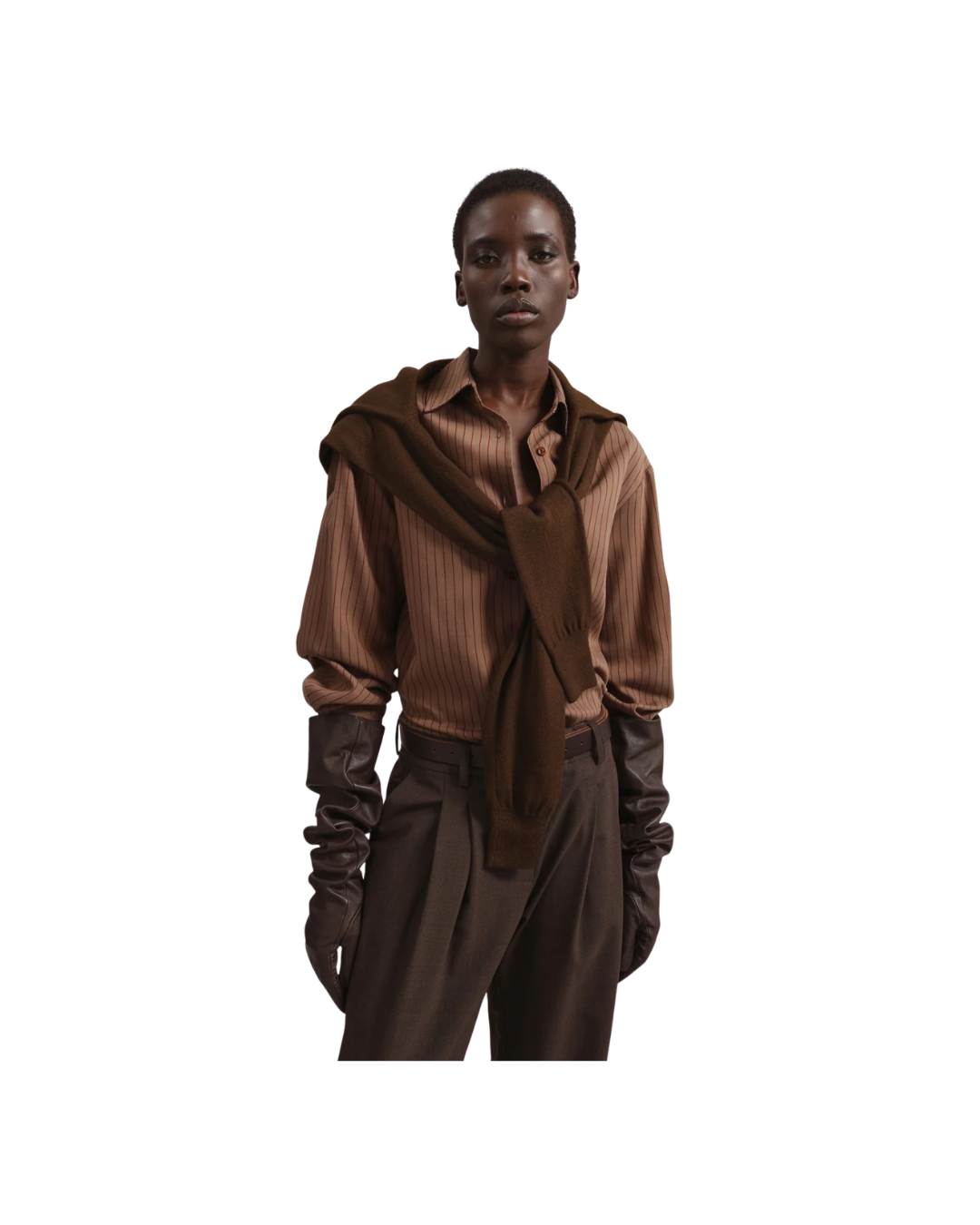 Veneto Long Leather Gloves