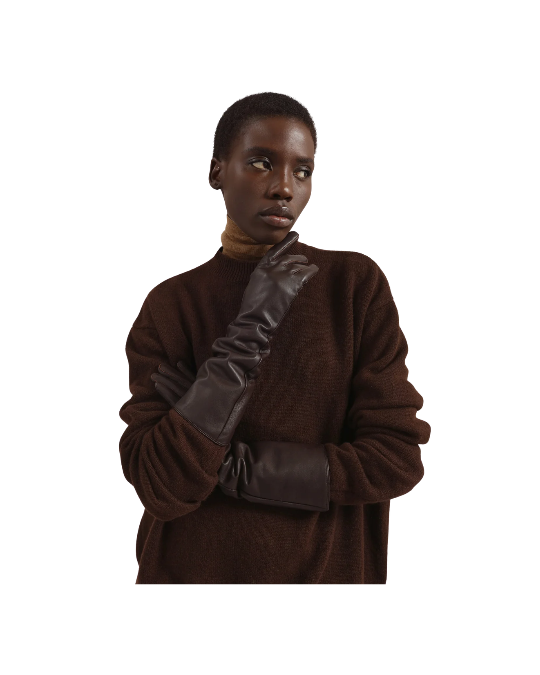 Veneto Long Leather Gloves