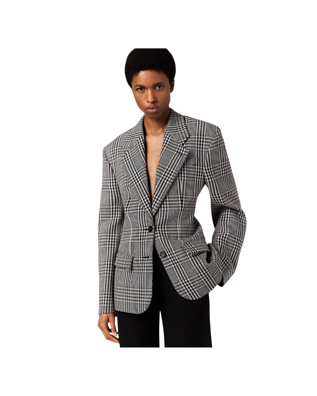 Checked Wool Jacket