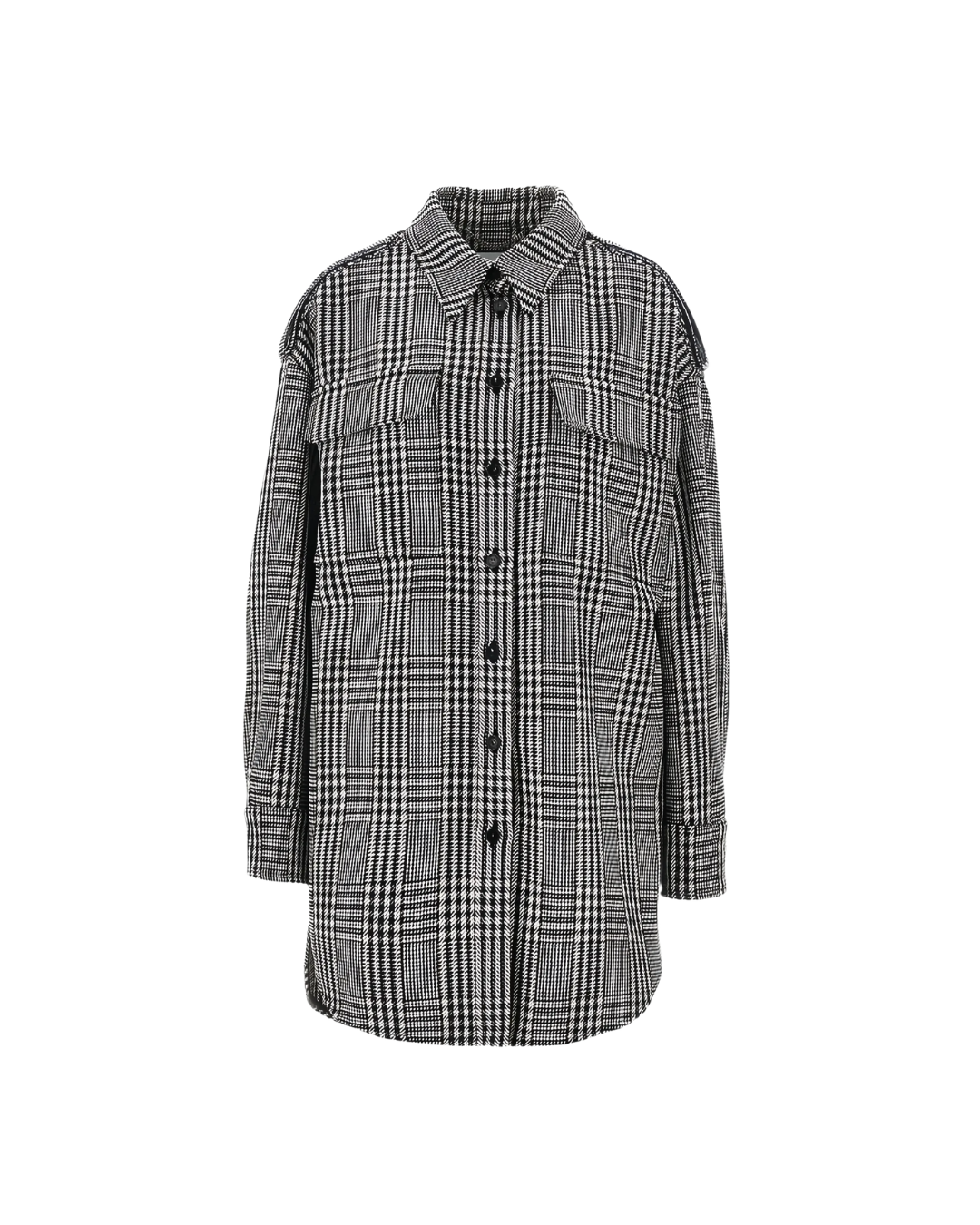 Checked Wool Overshirt
