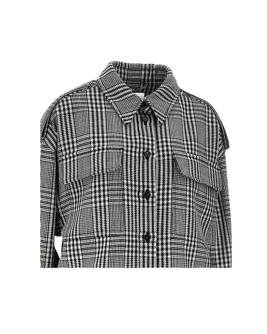 Checked Wool Overshirt