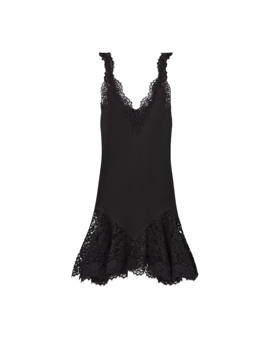 Lace-Trimmed Dress