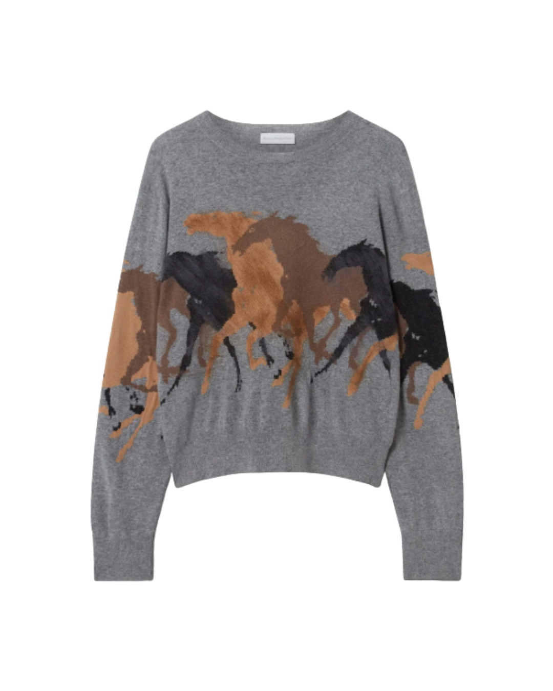 Racing Horses Knit Sweater