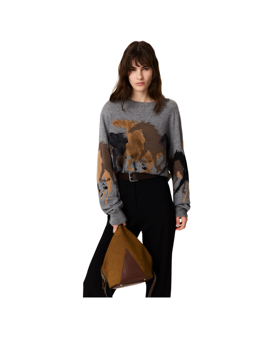 Racing Horses Knit Sweater