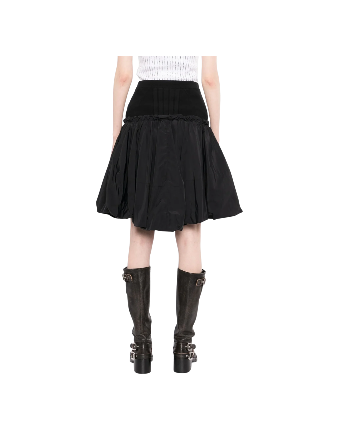Mini Skirt With Ruffles