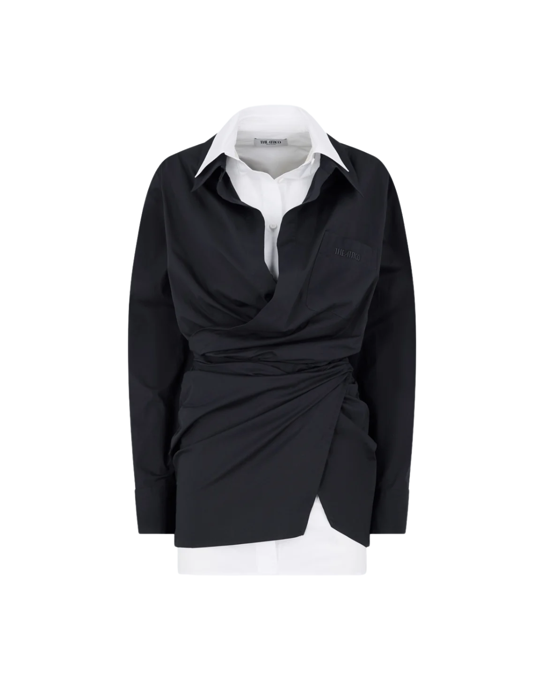 Double-layered Shirt Dress