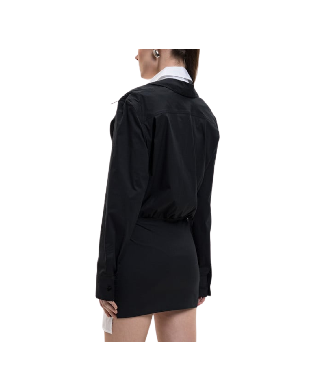 Double-layered Shirt Dress