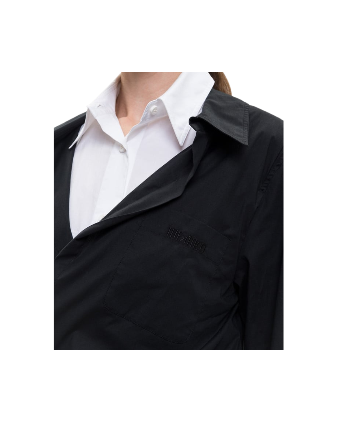 Double-layered Shirt Dress