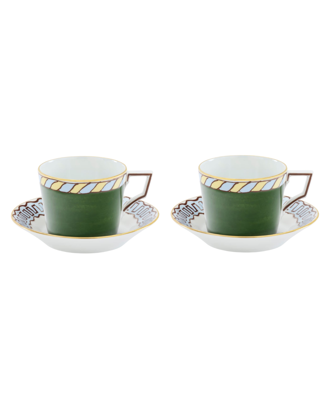 Pine Green Tea Set For Two