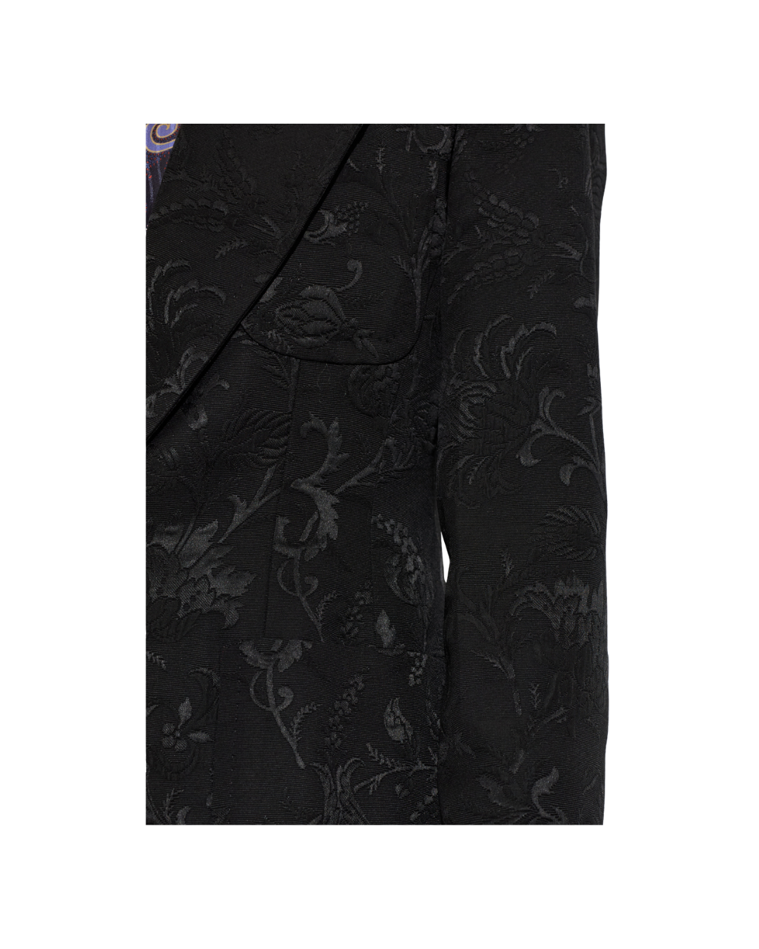 Fitted Jacket With Peak Lapel