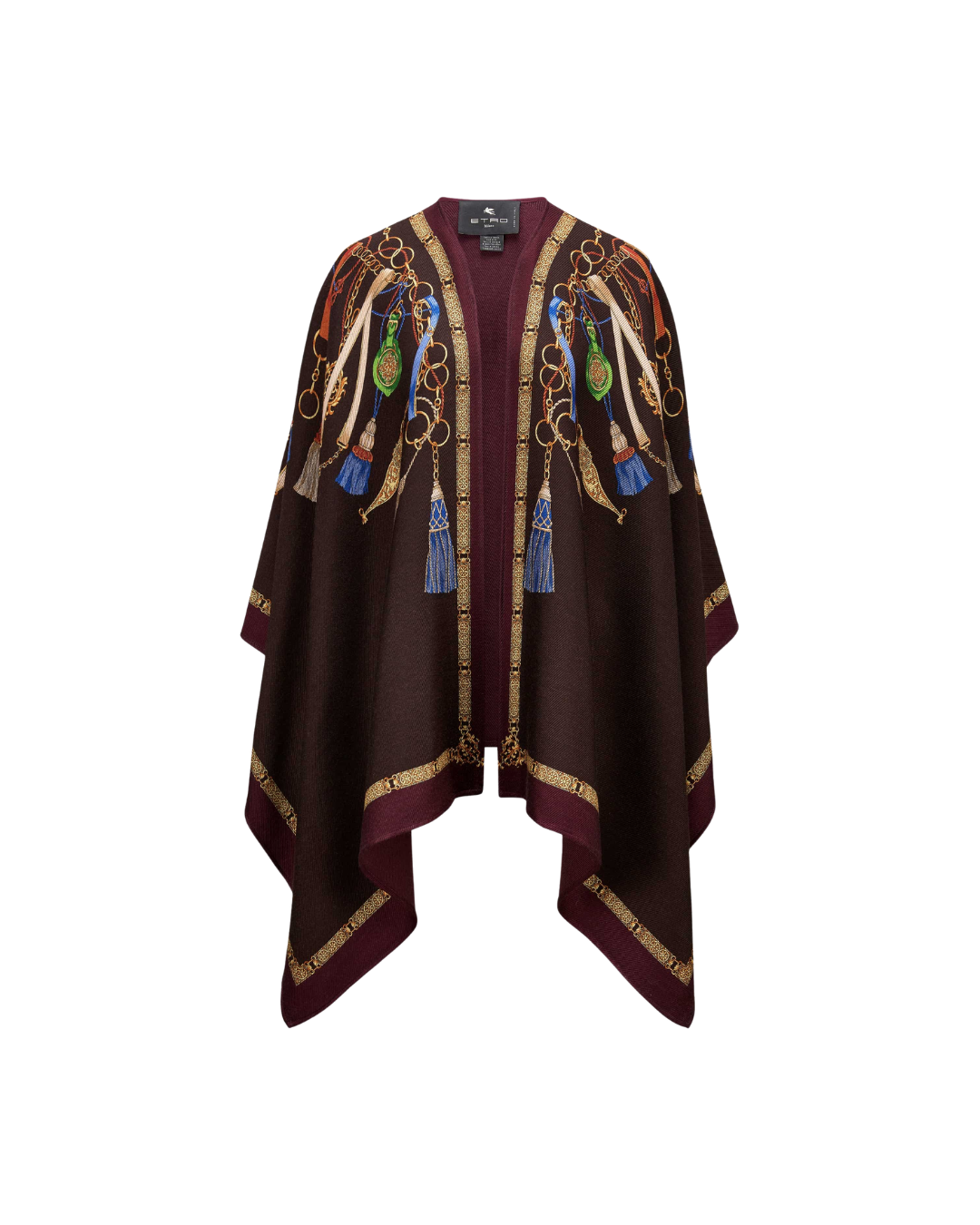 Wool-blend Cape