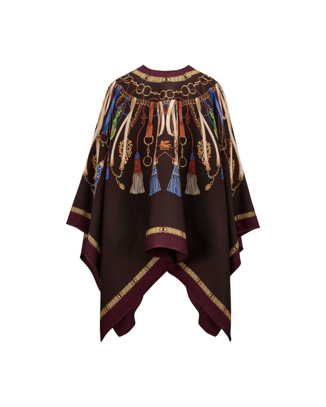 Wool-blend Cape