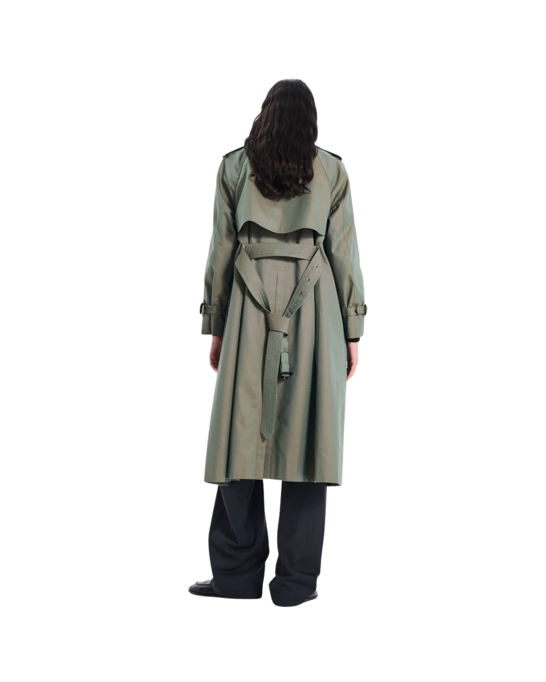 Forrest Gabardine Double Breasted Trench Coat