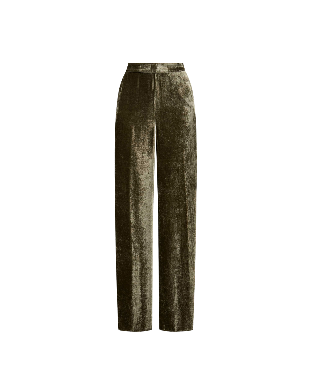 Straight-leg Velvet Trousers