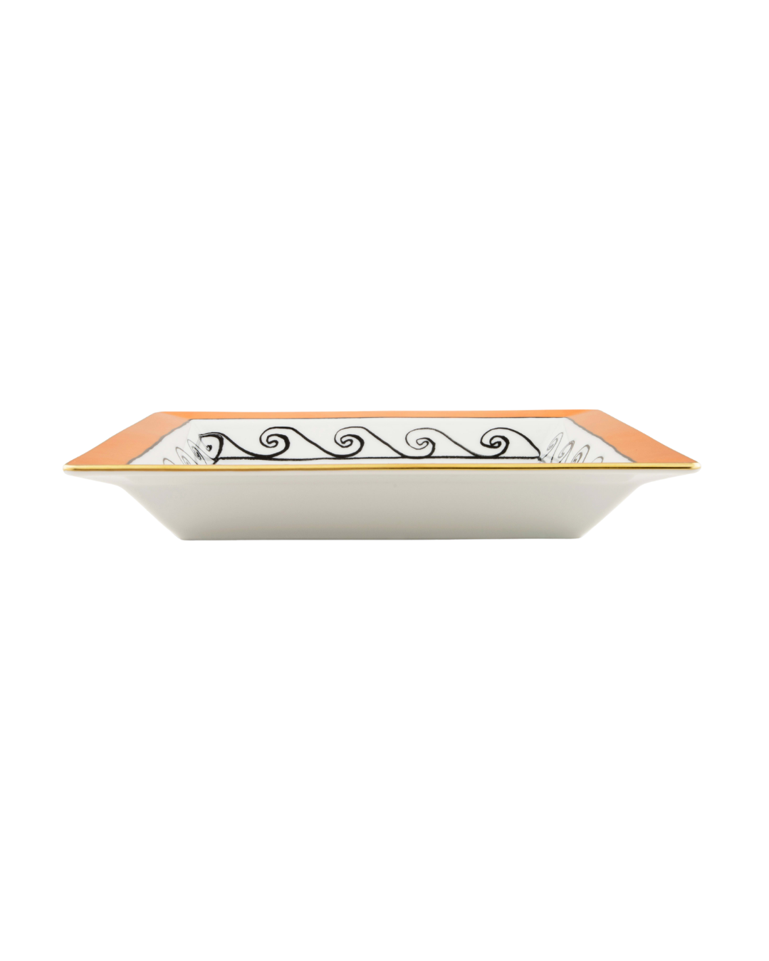 Rock Orange Large Square Change Tray