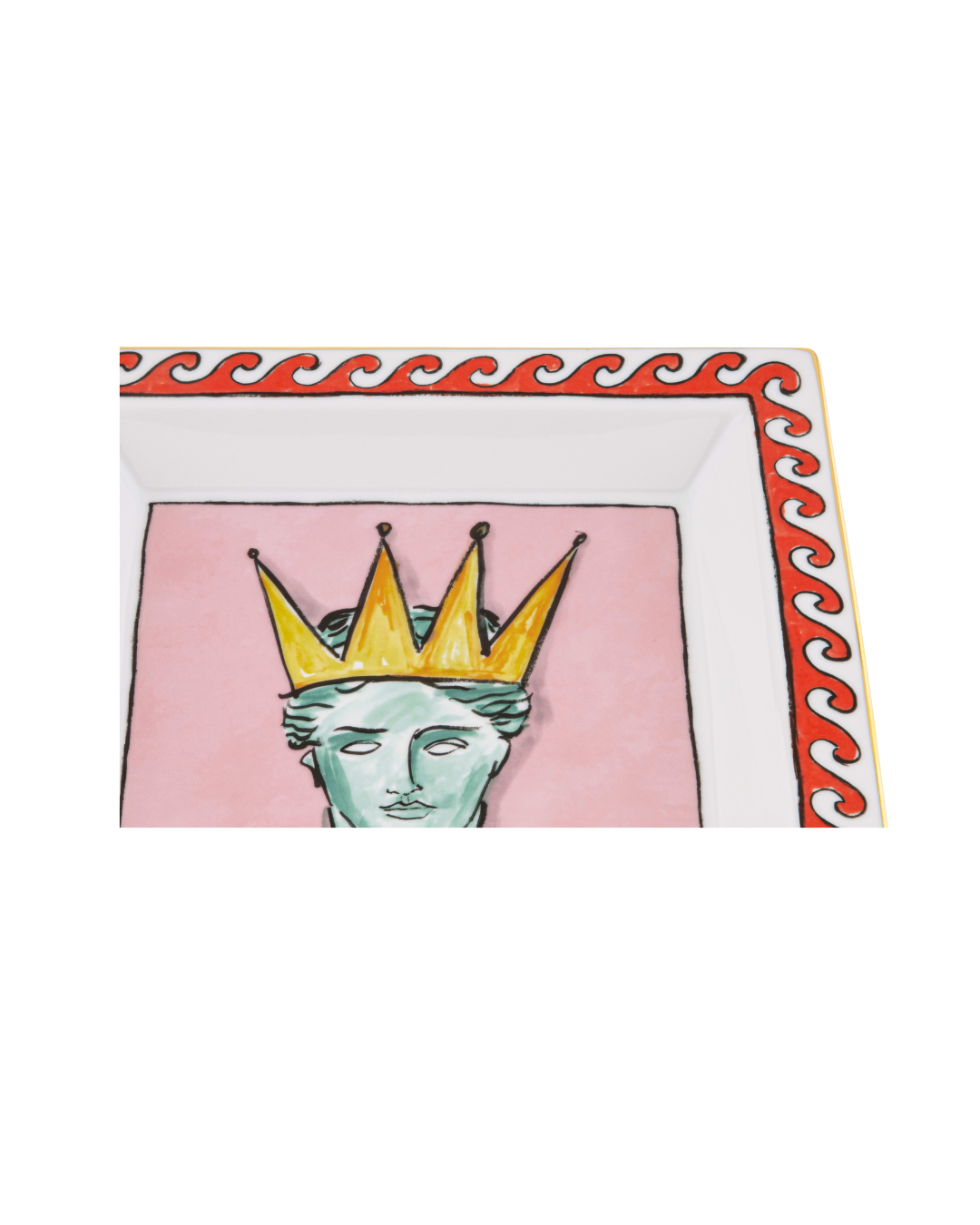 Pink Large Square Change Tray