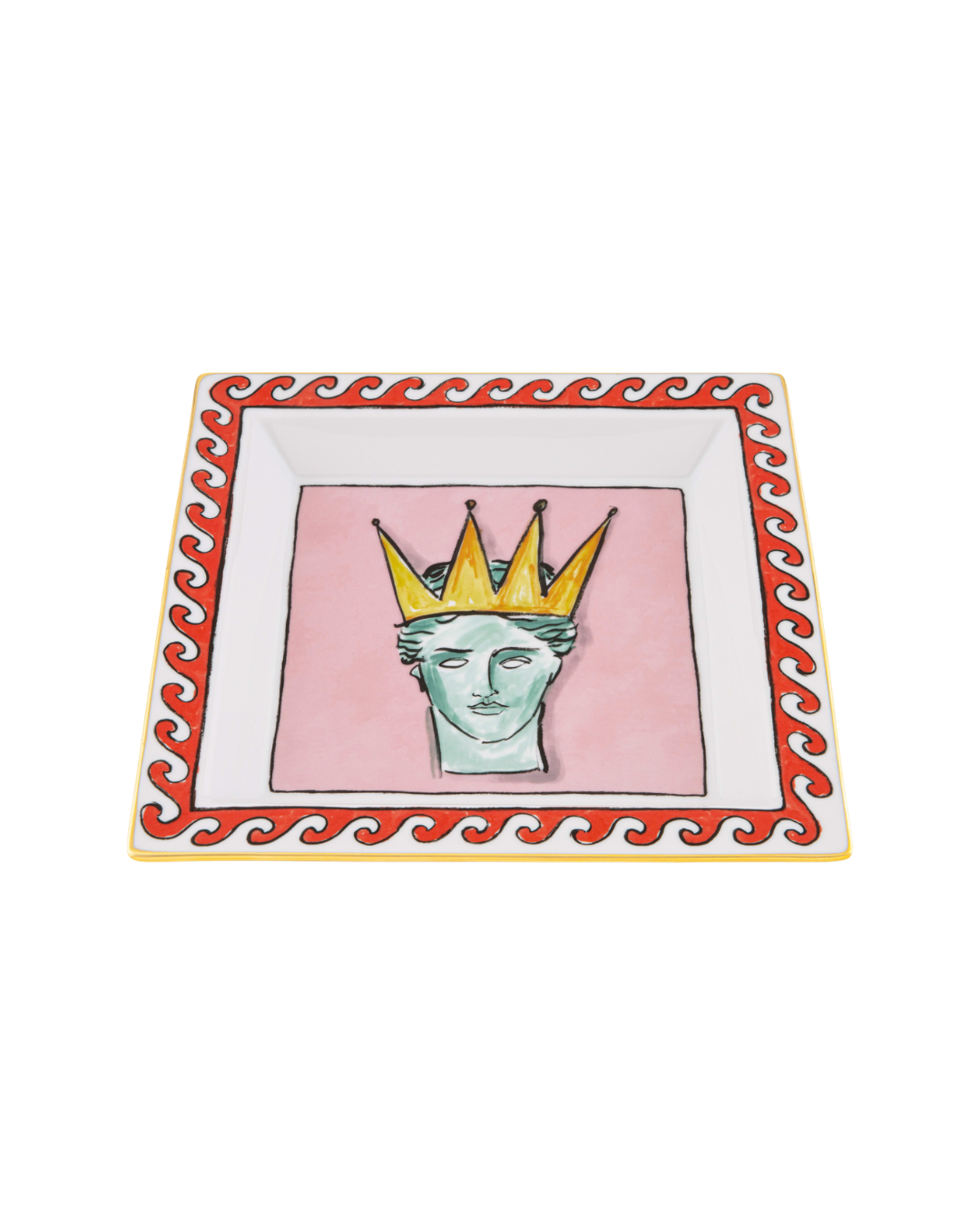 Pink Large Square Change Tray