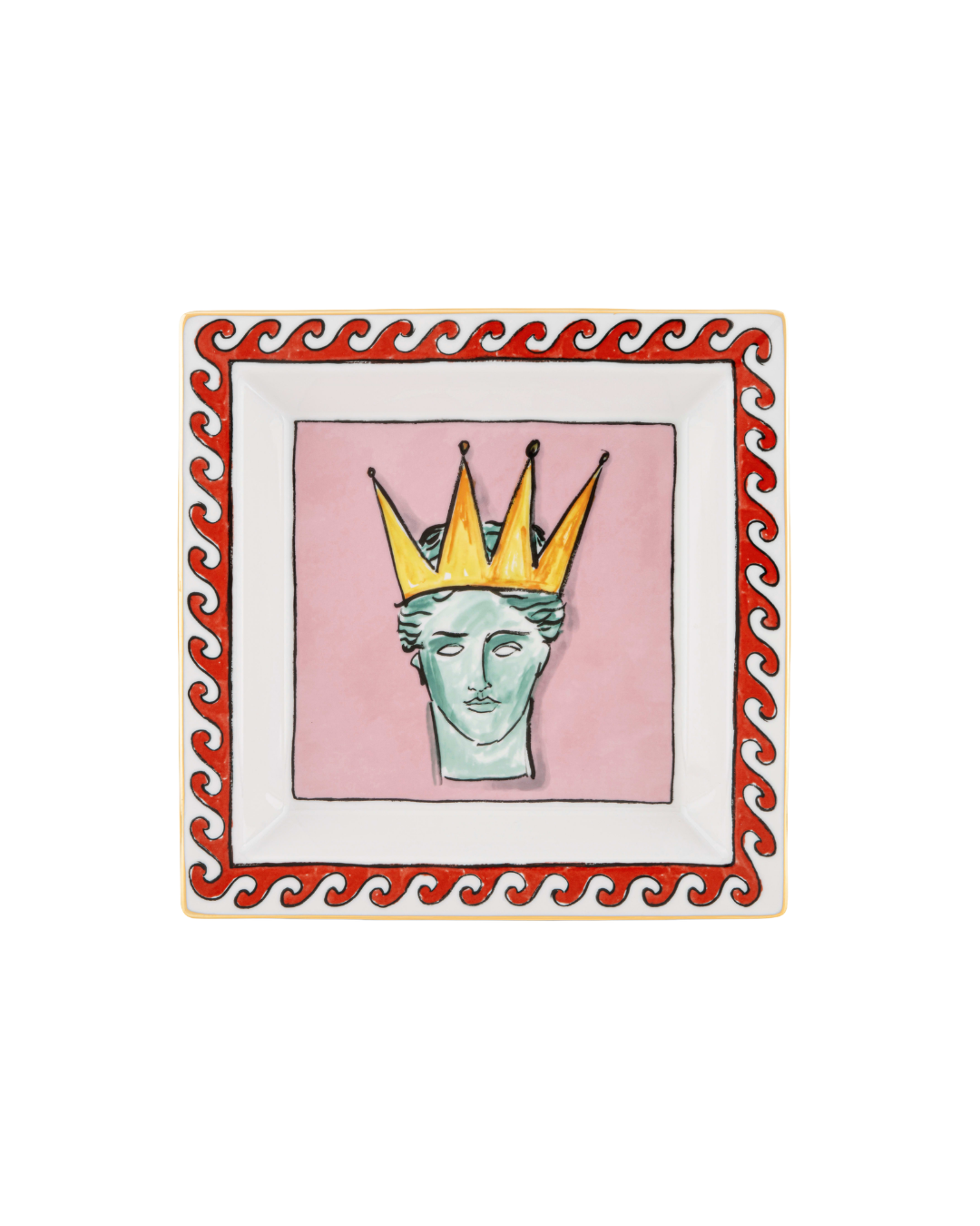 Pink Large Square Change Tray
