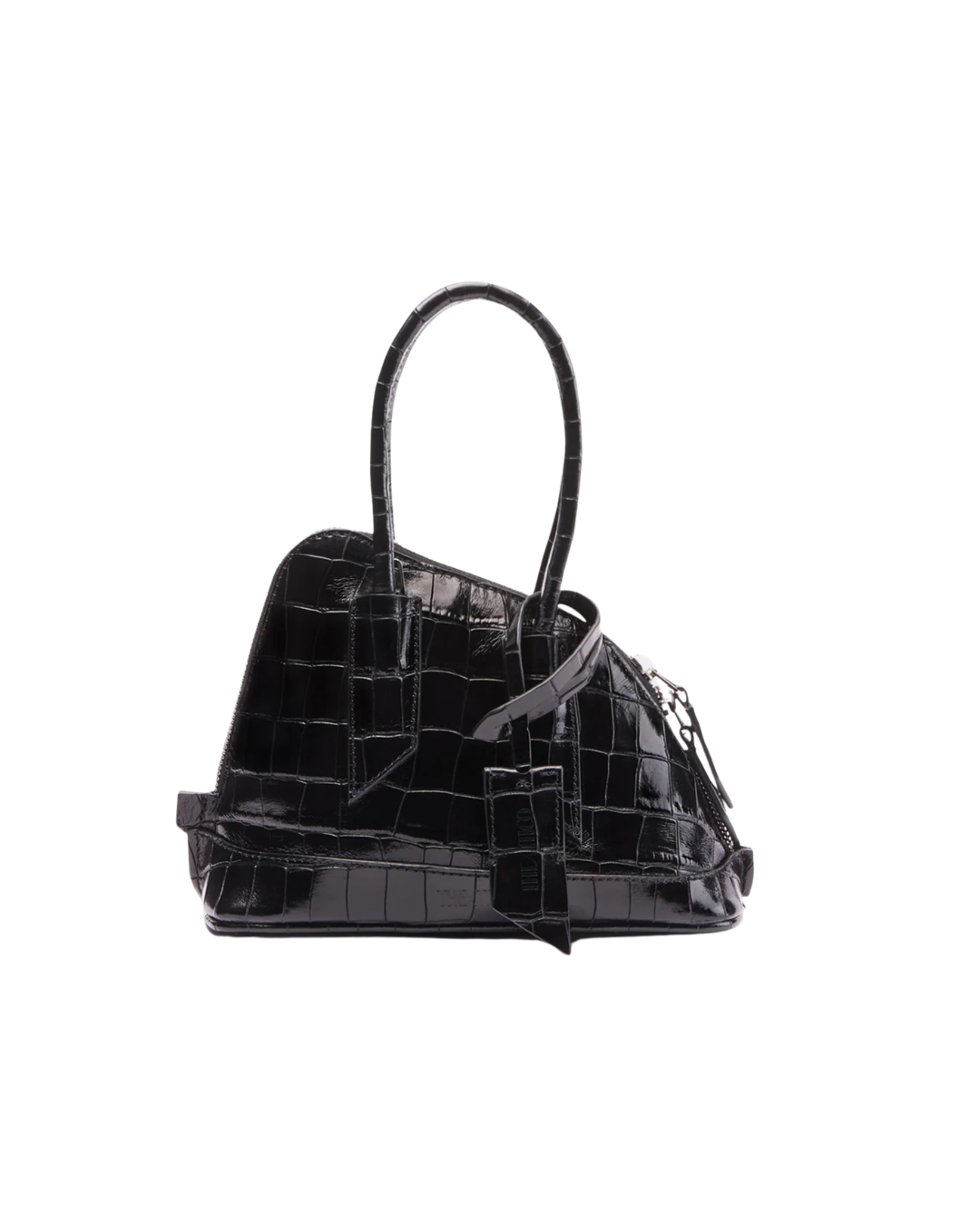 ‘‘La Sant Ambroeus Mini‘‘ Black Top Handle