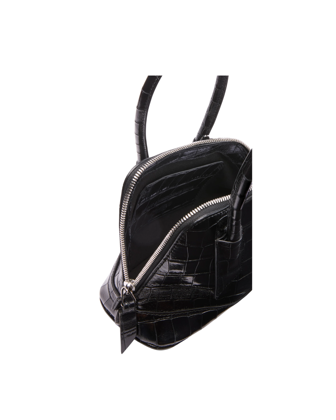 ‘‘La Sant Ambroeus Mini‘‘ Black Top Handle