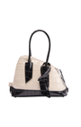‘‘La Sant Ambroeus Mini‘‘ Beige And Black Top Handle