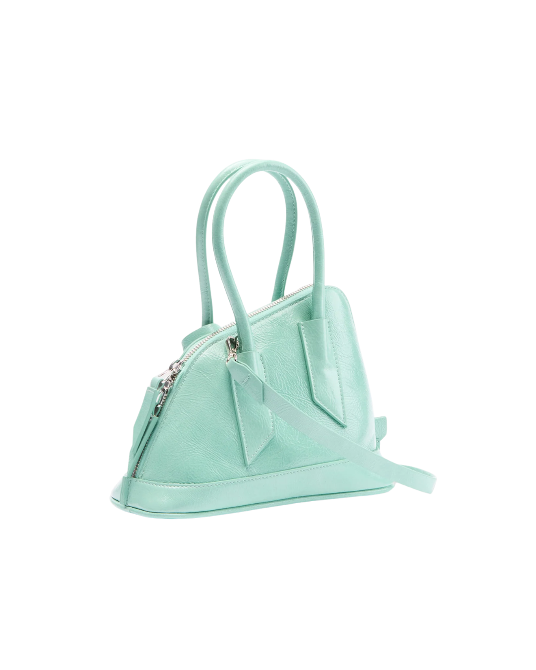 ‘‘La Sant Ambroeus Mini‘‘ Aquamarine Top Handle