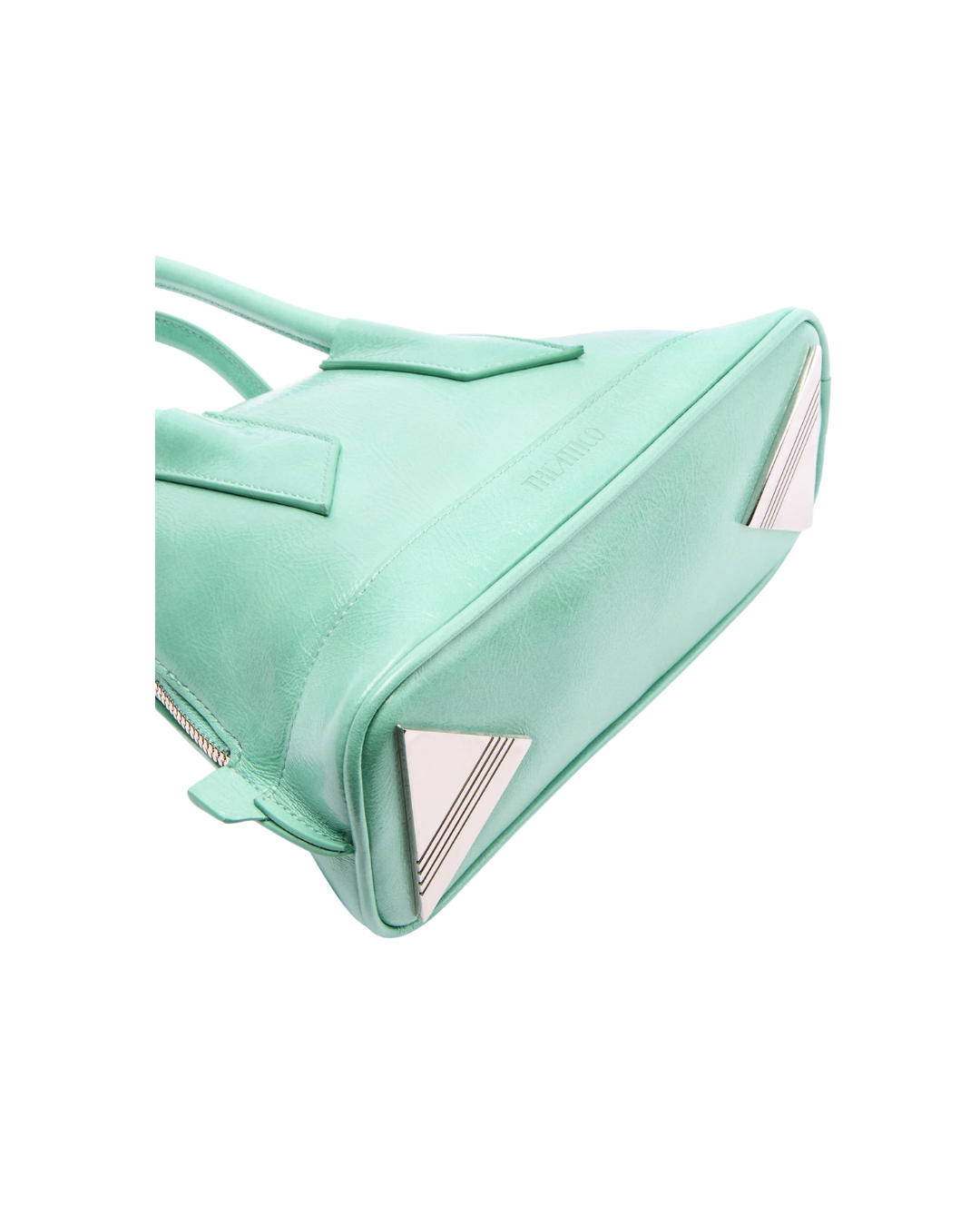 ‘‘La Sant Ambroeus Mini‘‘ Aquamarine Top Handle