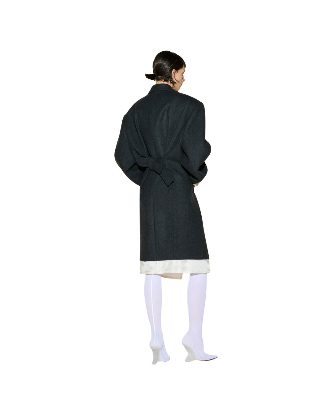 Melange Dark Grey Coat