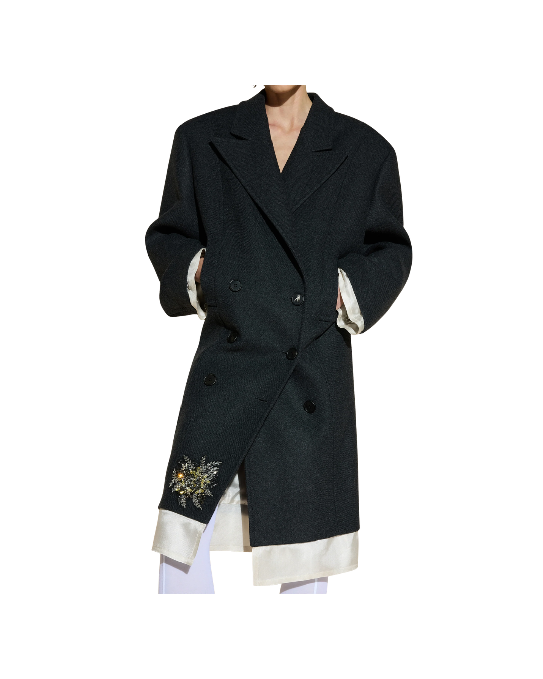 Melange Dark Grey Coat