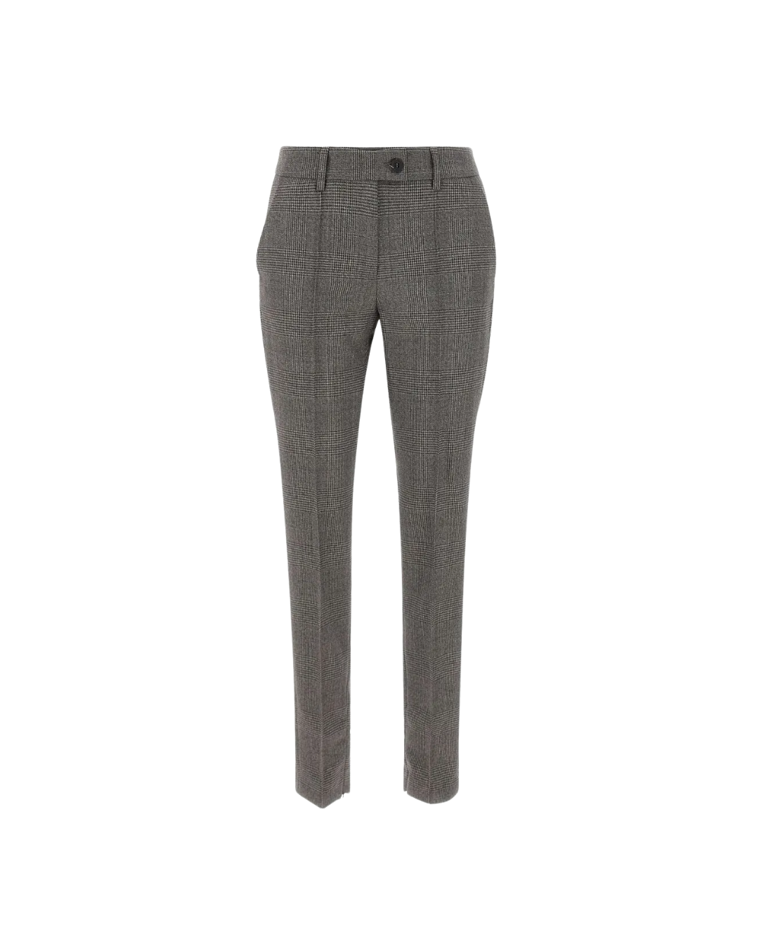 Prince Of Wales Check Slim Pants