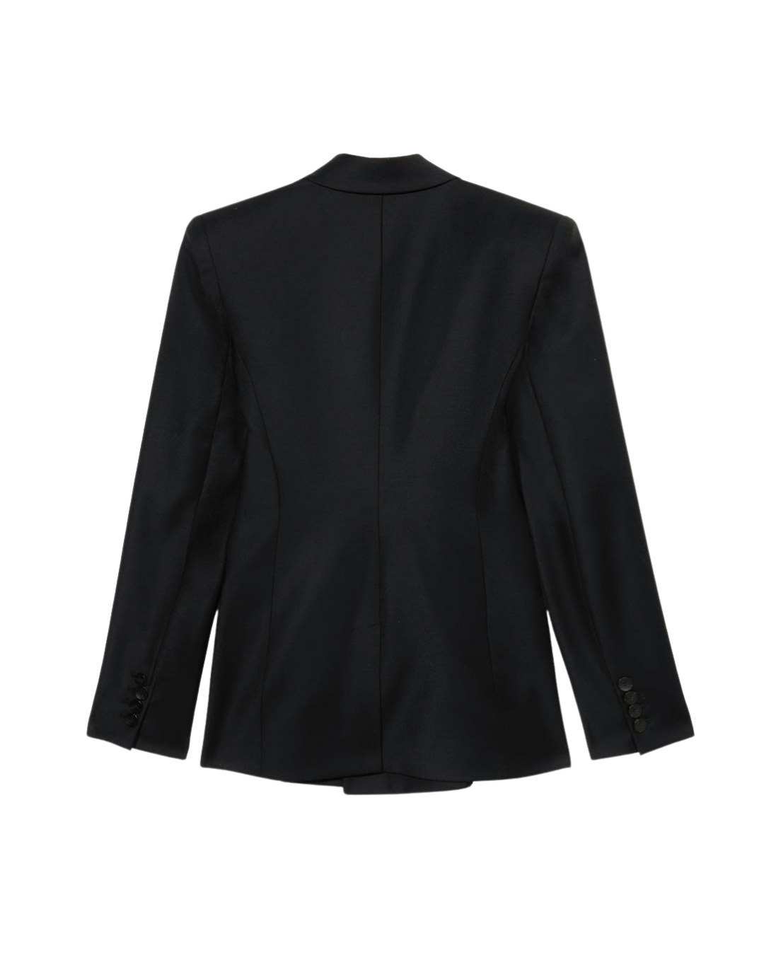 Tailored Jacket With 3d Pleated Roses