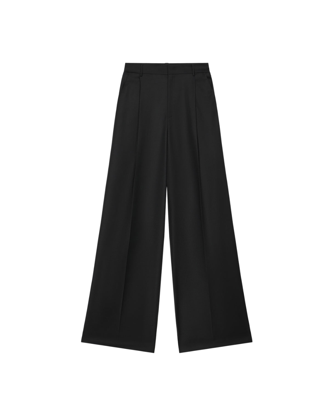 Palazzo Trousers With Pleats