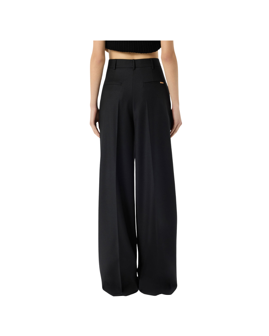 Palazzo Trousers With Pleats