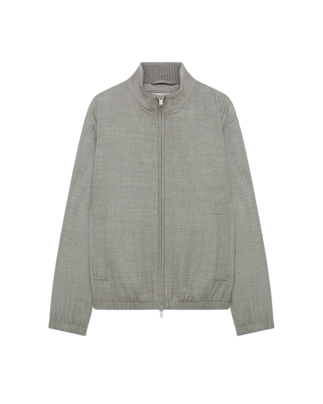 Padded Jacket In Stretch Wool