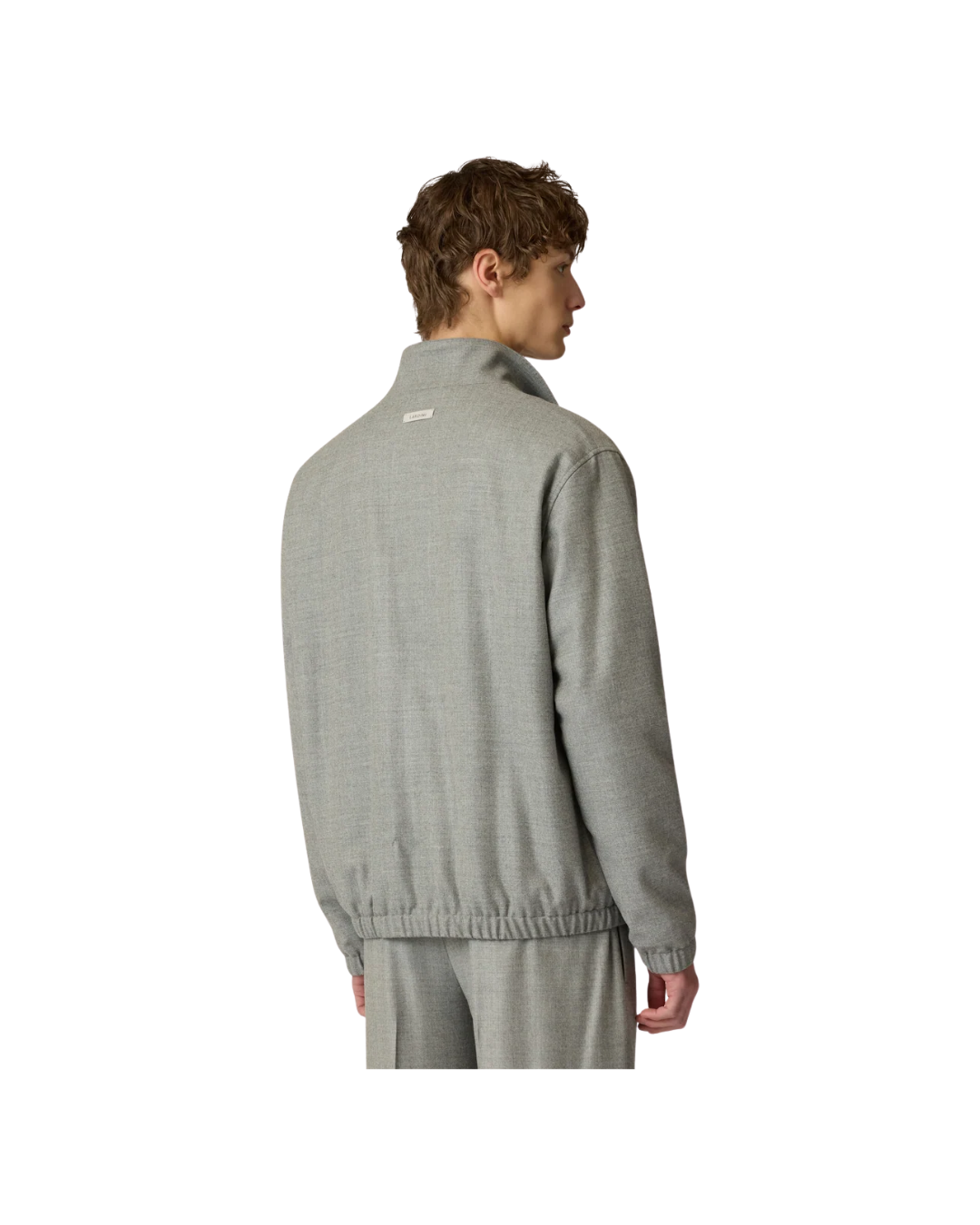 Padded Jacket In Stretch Wool
