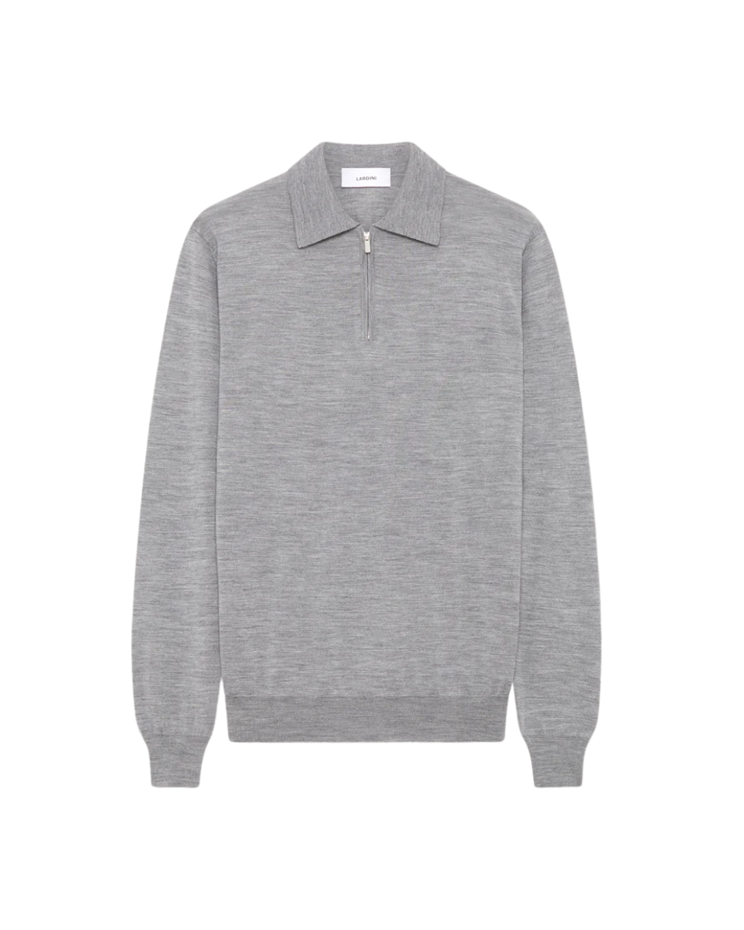 Zip Polo In Wool, Silk And Cashmere
