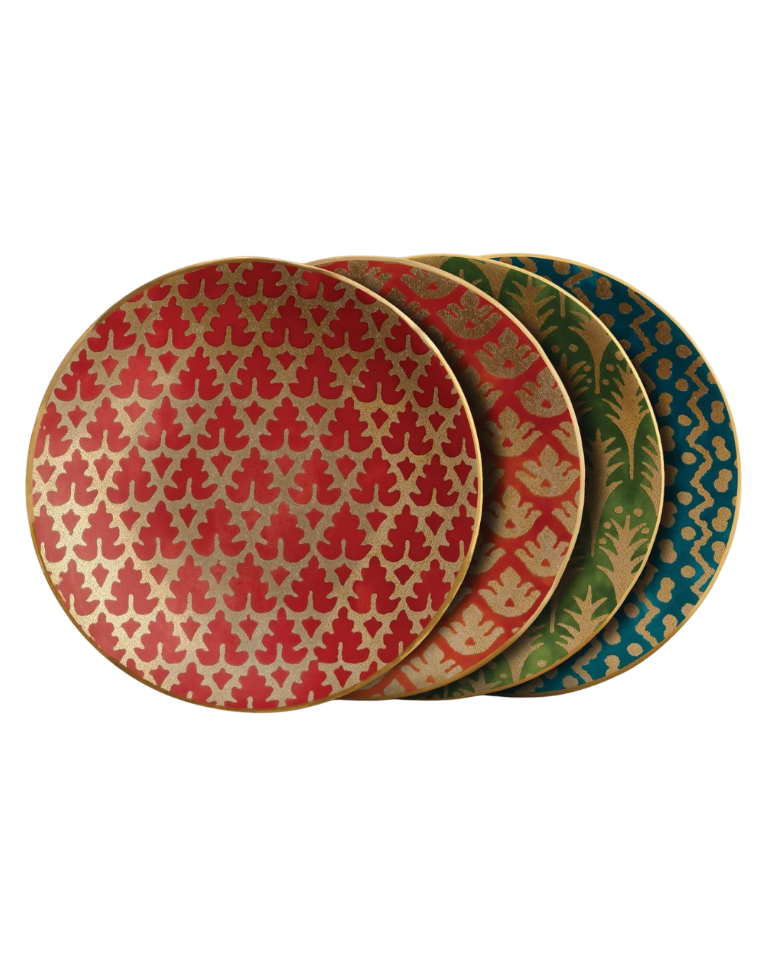 Fortuny Assorted Canape Plates (Set of 4)
