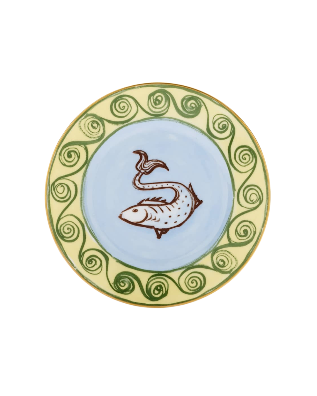Sky Blue Bread Plate