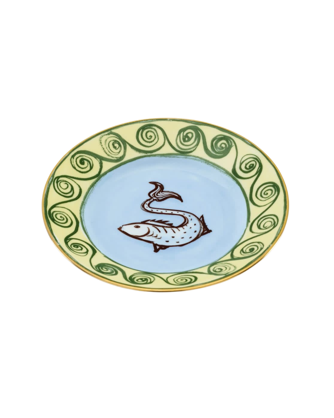 Sky Blue Bread Plate