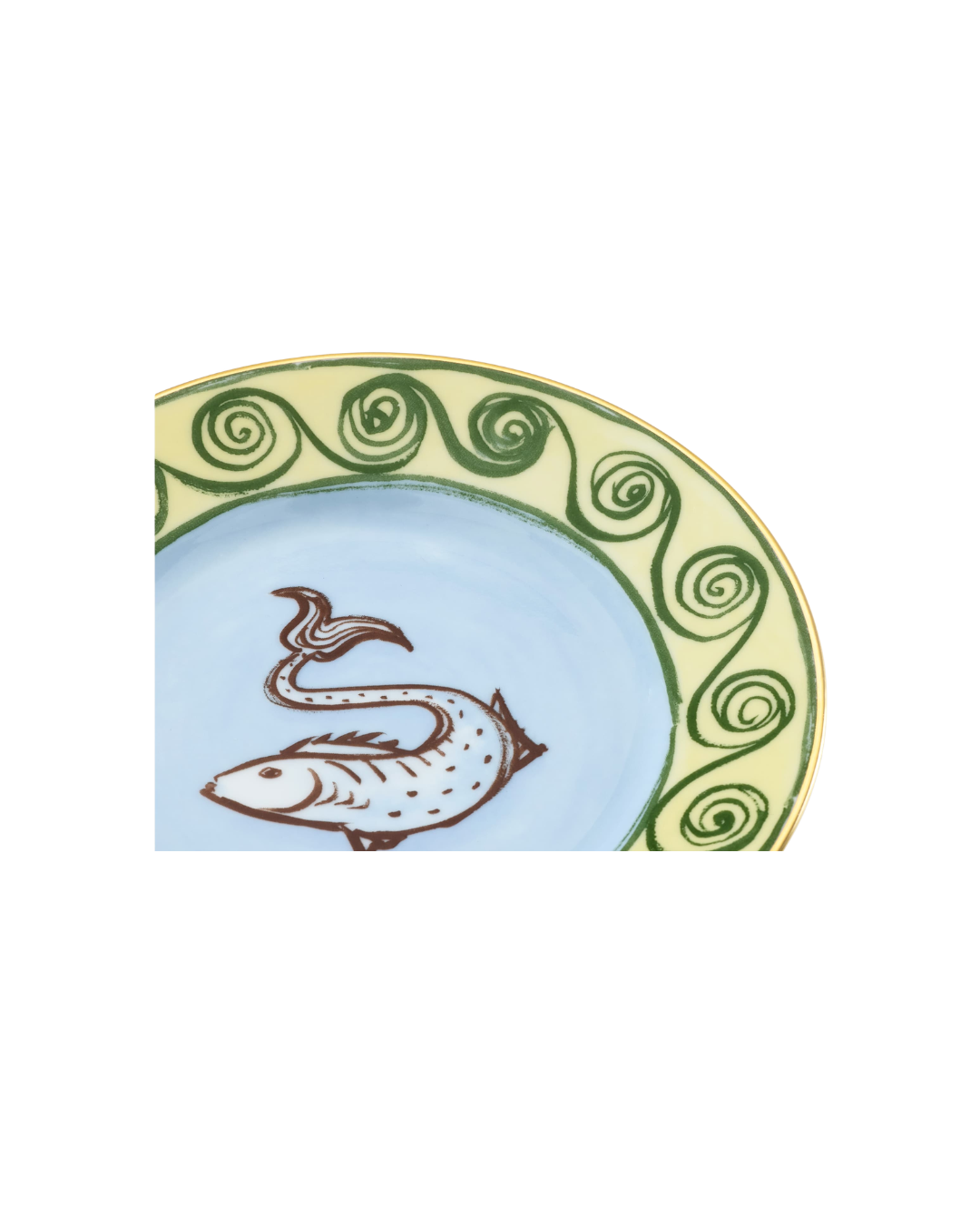 Sky Blue Bread Plate