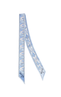 Mixed Print Silk Twill Scarf
