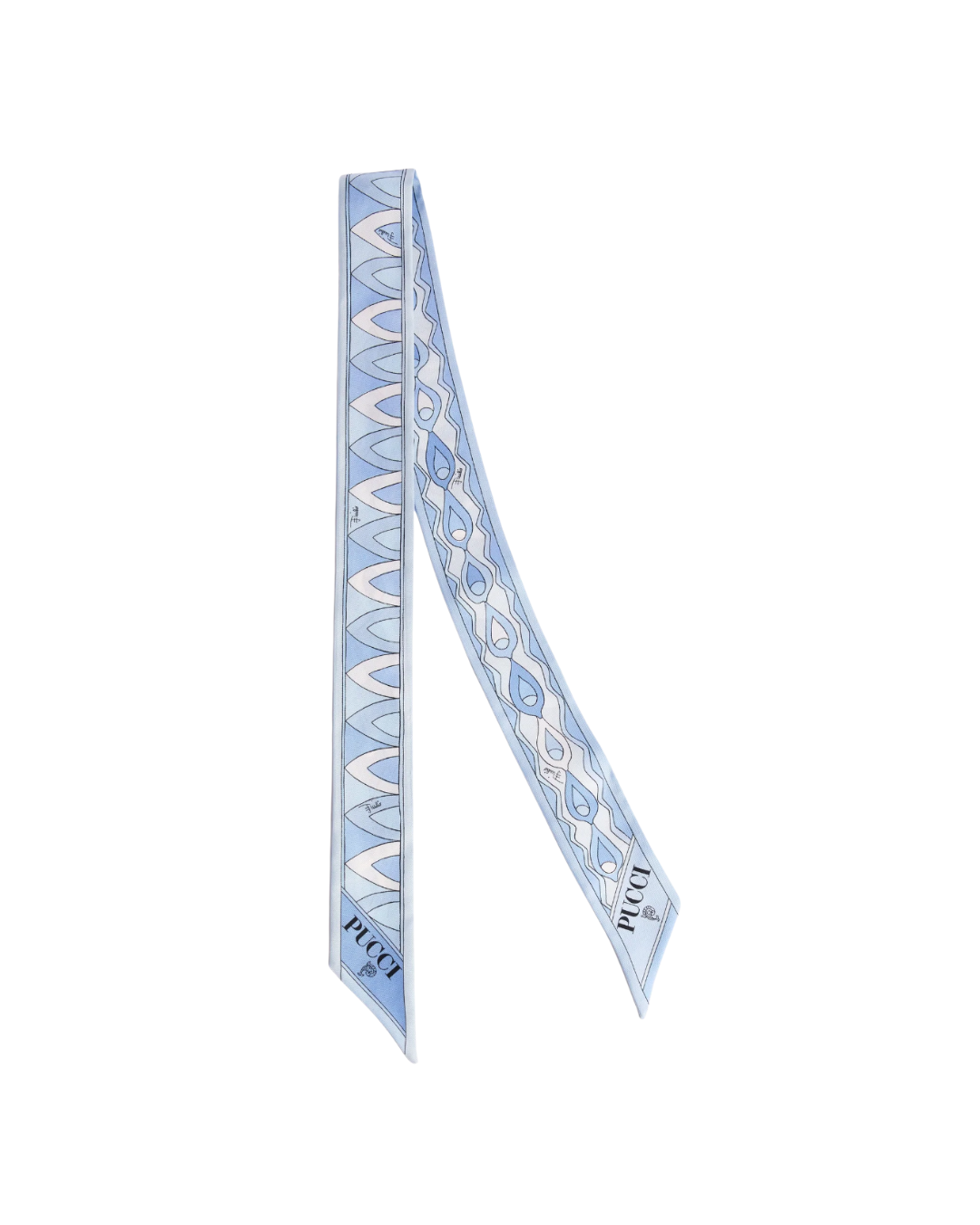 Mixed Print Silk Twill Scarf